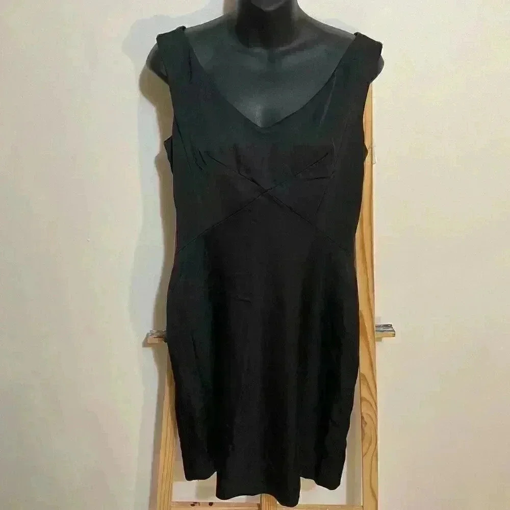 Barami size 6 made in USA black dress